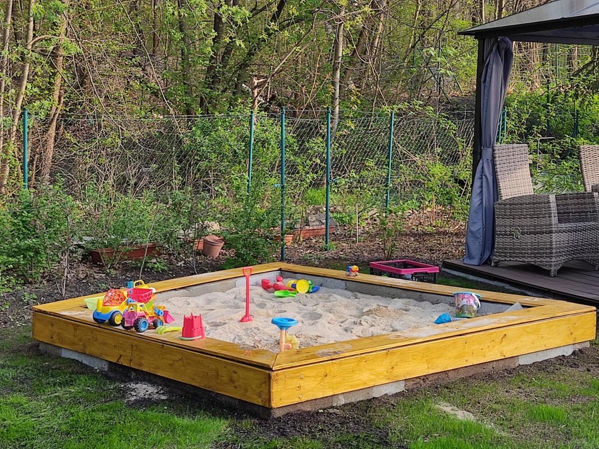 Grosszuegige Ferienwohnung Am Waldesrand Im Seenland Lauta Zewnętrze zdjęcie